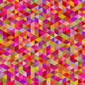 Abstract Artistic Triangle Mosaic Digital Painting Background