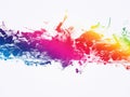 Abstract artistic watercolor splash background Royalty Free Stock Photo