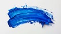 Abstract Artistry: Dynamic Blue Paint Stroke. Generative ai