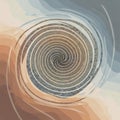 Circles adds complexity and interest to the composition making it Royalty Free Stock Photo