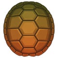Abstract artwork depicting a turtle shell design with a gradient Royalty Free Stock Photo