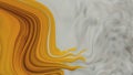 abstract artwork featuring dynamic yellow curv Royalty Free Stock Photo