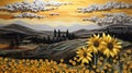 Fold Art Of The Sunflower Intricate Landscapes, Paper Sculptures, And More