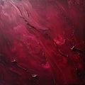 Abstract artwork with swirling strokes of deep red and burgundy, textured and expressive Royalty Free Stock Photo