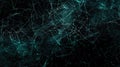 Abstract artwork of green and white network of interconnected points. AIG53F.