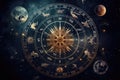 Abstract Astrological Background With Zodiac Signs Astrology Horoscope Background