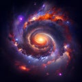 Abstract astrology astronomy background, generative AI