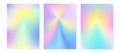 Abstract aura hologram gradient vector background. Y2k aesthetic. Soft iridescent surreal illustration. Pearlescent