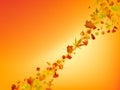 Abstract autumn background. Royalty Free Stock Photo