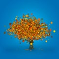 Abstract autumn tree Royalty Free Stock Photo