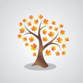 Abstract autumn tree Royalty Free Stock Photo