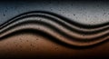 Abstract Backdrop Featuring Wavy Lines Gradient Color Transition and Random Black Spots for Modern Graphic Design Projects Royalty Free Stock Photo