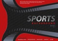 Abstract Red-Black Background in Sport Design Style Royalty Free Stock Photo