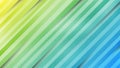 Vector Abstract Pastel Blue, Green and Yellow Gradient Background with Diagonal Stripes Texture Royalty Free Stock Photo