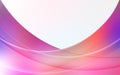 Vector Abstract Blurred Pink and Purple Gradient Curves and Waves Background Royalty Free Stock Photo