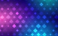 Vector Abstract Squares and Halftone Dots Texture in Dark Blue and Pink Gradient Background Royalty Free Stock Photo