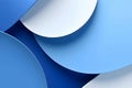 Abstract background wallpaper with many blue and white colorful geometric figures, circles and spirals Royalty Free Stock Photo