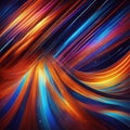 Abstract background adorned with a spectrum of bright