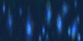 Abstract background algorithm binary programming code on virtual dark. Concept digital data technology. Vector illustration Royalty Free Stock Photo