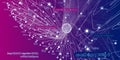 Abstract background algorithms big data vector presentations. Deep research algorithm neural artificial intelligence