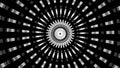Abstract background with animated circular motion. Animation of seamless loop. Zoom on abstract circular light