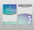 Abstract background annual report template, Modern triangle presentation template. Business design background, brochure or flyer c Royalty Free Stock Photo