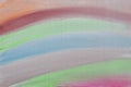 Abstract background with arcs of multicolored paint Royalty Free Stock Photo