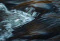 Fall blurred dark water Royalty Free Stock Photo
