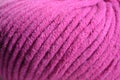 Pink yarn threads background Royalty Free Stock Photo