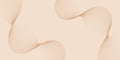 Abstract background for banner with waves and lines. Brown and beige Royalty Free Stock Photo
