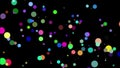 Abstract background with beautiful/colorful sphere smooth animation