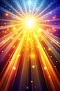 Abstract Background with Beautiful Rays of Light