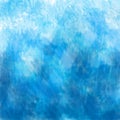 Abstract background, a beautiful transition from Persian blue to light blue, an imitation of oil paint on canvas.