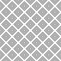 Black and white seamless geometrical pattern