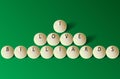 Abstract background with billiard balls