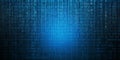 Abstract background with binary code. Hackers, darknet, virtual reality and science fiction concept. Royalty Free Stock Photo
