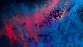 Abstract background 8-bit. 8 bit galaxy in outer space Royalty Free Stock Photo