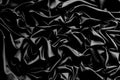 Abstract background in black. Draped fabric Royalty Free Stock Photo