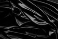Background in black. Draped fabric Royalty Free Stock Photo
