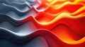 Abstract background black orange waves, colored shiny background illustration