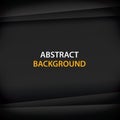 Abstract background with black paper for text and message design