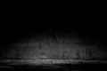 Abstract background black room dark concrete wall and floor Royalty Free Stock Photo