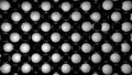 Abstract background with black and white spheres