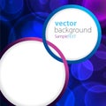 Abstract background blue bokeh circles Royalty Free Stock Photo