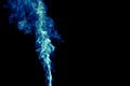 Abstract background with blue colored smoke Royalty Free Stock Photo