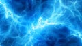 Abstract background of blue electrical lightning bolts with dynamic energy and intense light Royalty Free Stock Photo