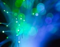 Abstract background of blue and green spot lights Royalty Free Stock Photo