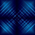 Abstract background with blue luminous lines - eps10