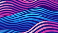 Abstract background with blue and magenta geometric wavy. Modern minimal trendy lines pattern horizontal. Vector illustration