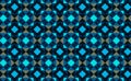 Abstract background. Blue mosaic illustration Royalty Free Stock Photo